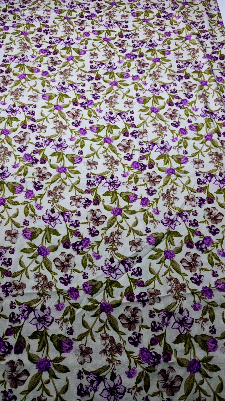 Baroque Prints 3-Piece Digital Print Viscose Suit with Printed Shawl.