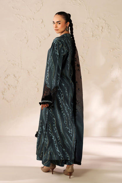 Baroque Prints 3-Piece Digital Print Viscose Suit with Printed Shawl.